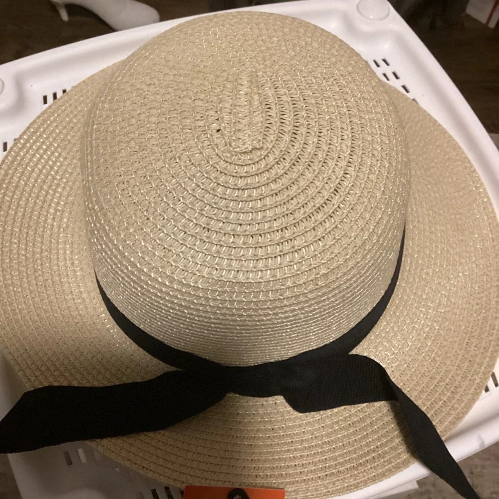 UV protection Summer Straw Hat - Picture 2 of 3